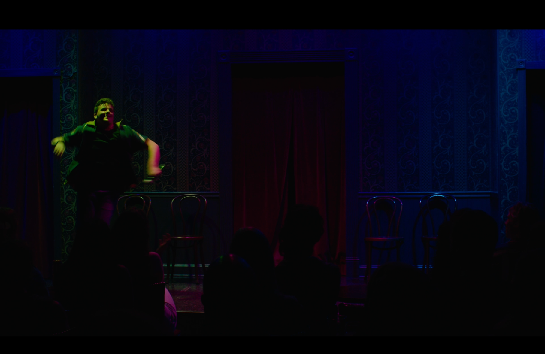 Jake Griffith performing on stage